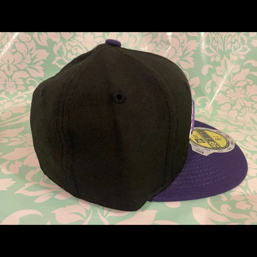 Los ángeles lakers kids fitted hat sz 63/8
